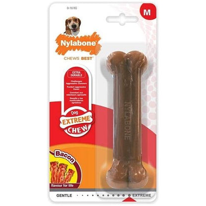 Nylabone Dura Chew Voor Harde Bijters Baconsmaak