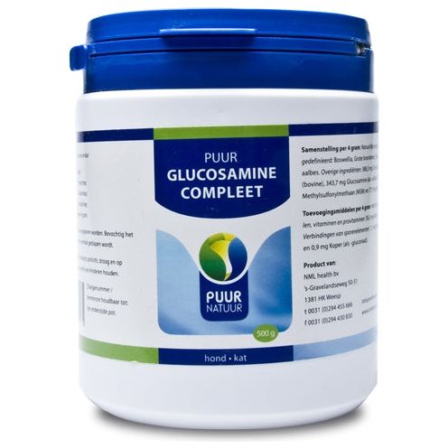 Puur Natuur Glucosamine Extra (Compleet) Voor Hond En Kat