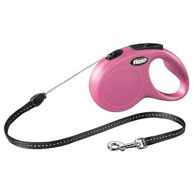 Flexi Rollijn Classic Cord Roze