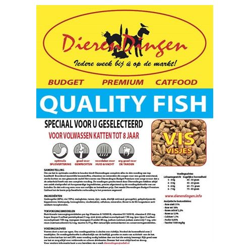 Merkloos Budget Premium Catfood Quality Fish