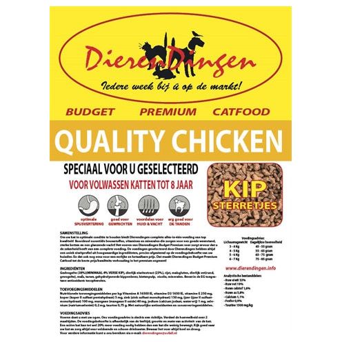 Merkloos Budget Premium Catfood Quality Chicken