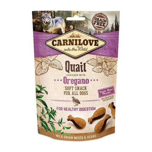 Carnilove Soft Snack Kwartel / Oregano