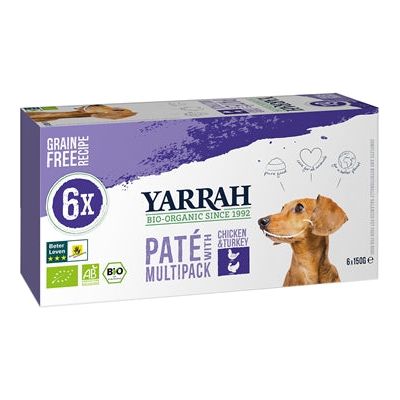 Yarrah Dog Alu Pate Multipack Chicken / Turkey