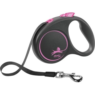 Flexi Rollijn Black Design Tape Roze