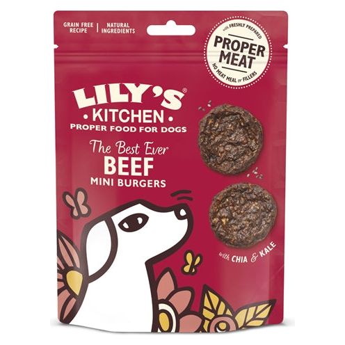 Lily's Kitchen Dog The Best Ever Beef Mini Burgers