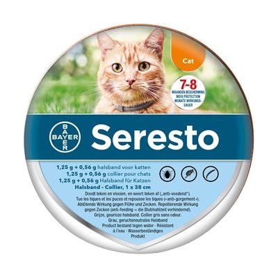 Bayer Seresto Teken- En Vlooienband Kat