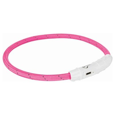 Trixie Halsband Hond Flash Lichthalsband Usb Tpu / Nylon Roze