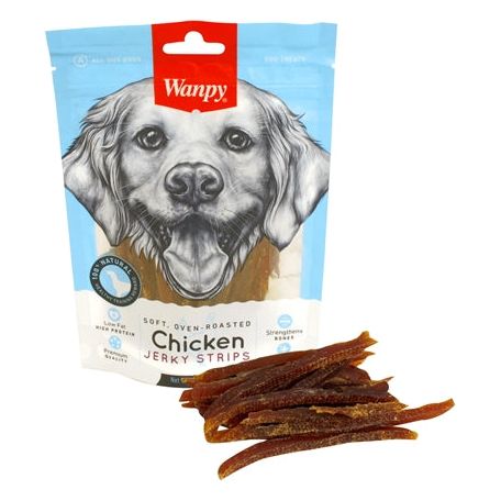 Wanpy Soft Oven-Roasted Chicken Jerky Strips