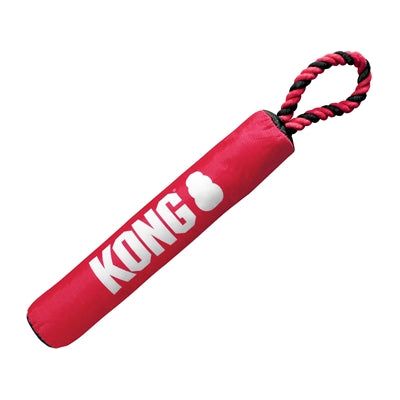 Kong Signature Stick Met Touw Rood / Zwart