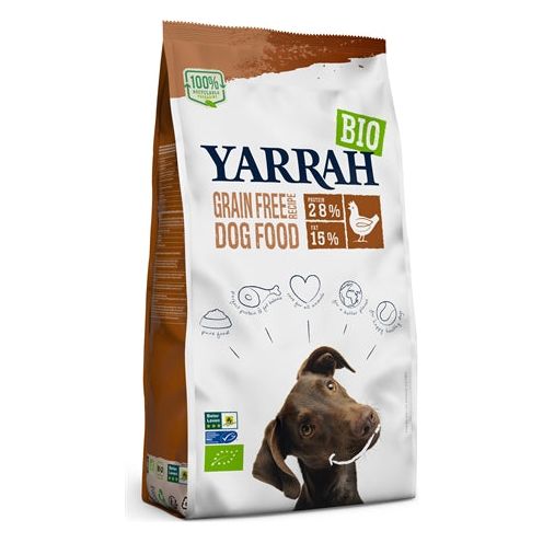 Yarrah Dog Adult Biologisch Graanvrij Kip/Vis