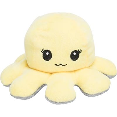 Trixie Octopus Omkeerbaar Pluche Grijs / Geel