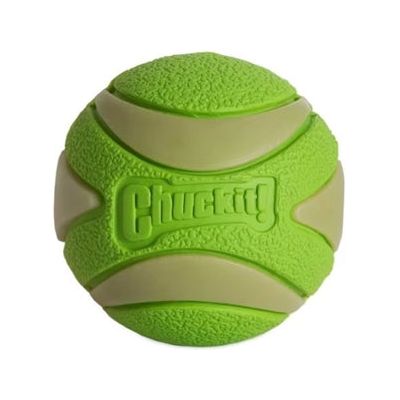 Chuckit Max Glow Ultra Squeekerbal Groen