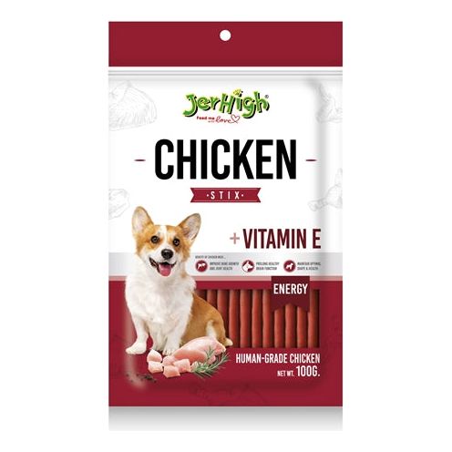 Jerhigh Chicken Stix Met Kip En Vitamine E