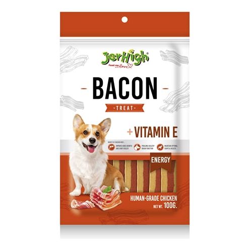 Jerhigh Bacon Treat Met Kip En Vitamine E