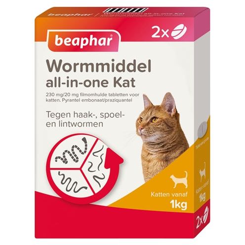 Beaphar Wormmiddel All-In-One Kat