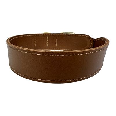 Sazzz Halsband Hond Pioneer Classic Leer Zadel Bruin