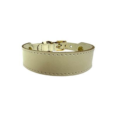 Sazzz Halsband Hond Sweetie Classic Leer Creme