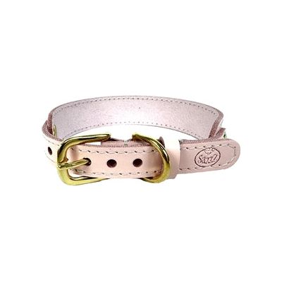 Sazzz Halsband Hond Sweetie Classic Leer Roze