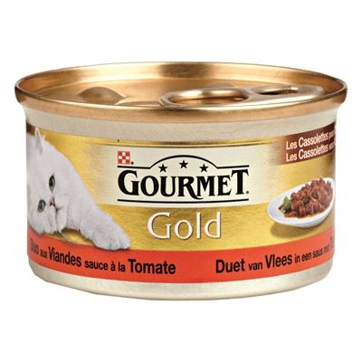 Gourmet Gold Cassolettes Duet Van Vlees In Saus Met Tomaten