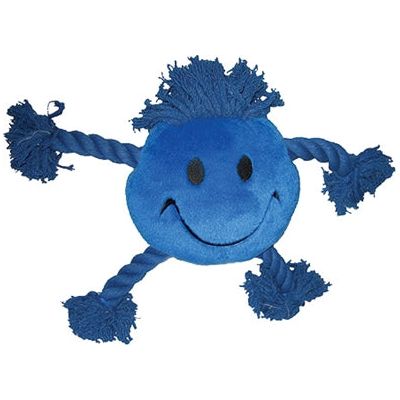 Happy Pet Happy Faces Pluche Smiley Blauw