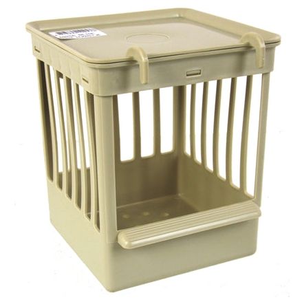 Fauna Nestkastje Plastic Met Tralies Beige