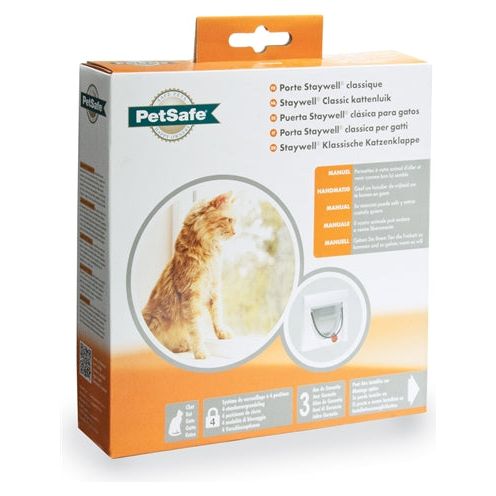 Petsafe Kattenluik Four Way Wit